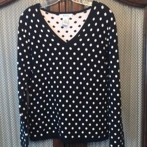 Rosanna Polka dot cotton sweater.